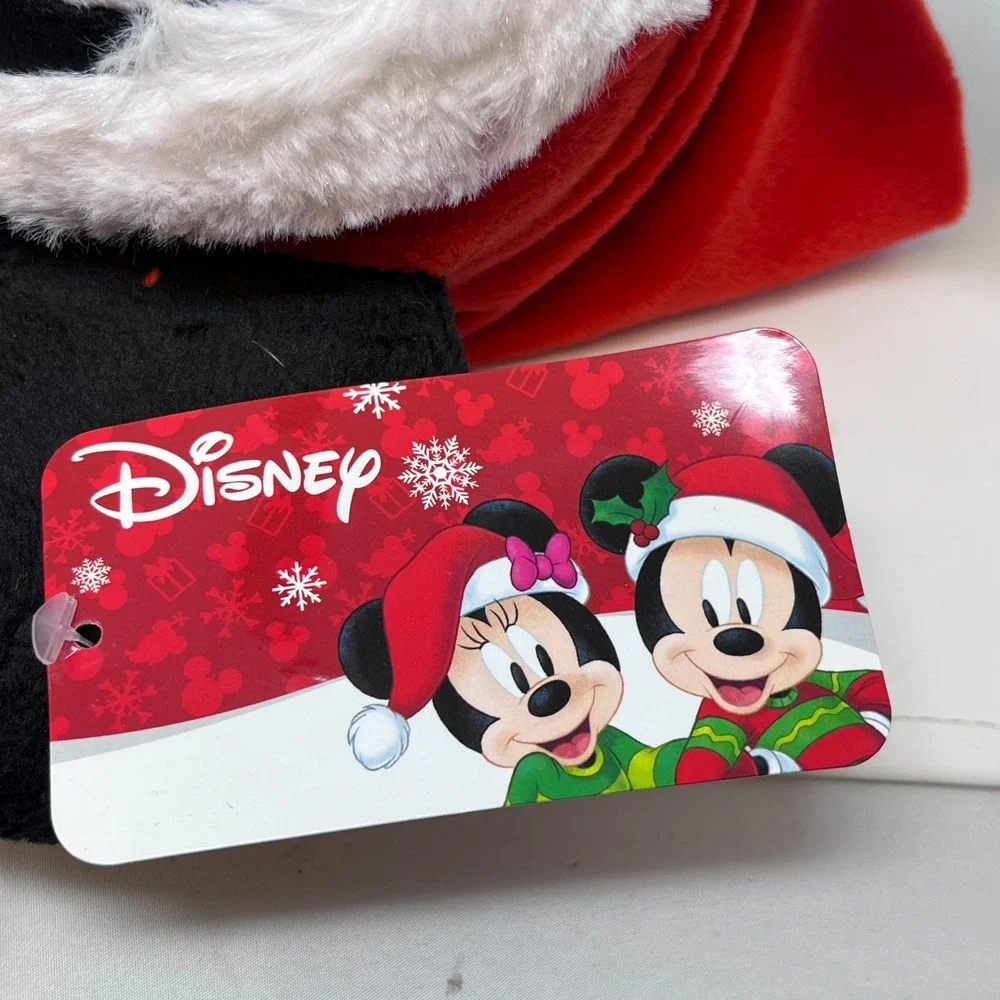 Disney Just Play Mickey Minnie Christmas Plush Set Gold White Scarves 20